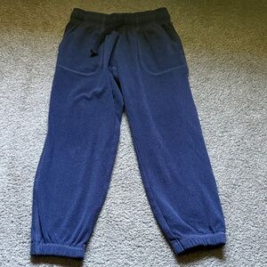 Carters Kids Cozy Navy Fleece Jogger Pants - Size 6